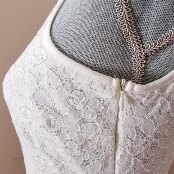 White Lace Dress by Monteau - Picture 5 of 7